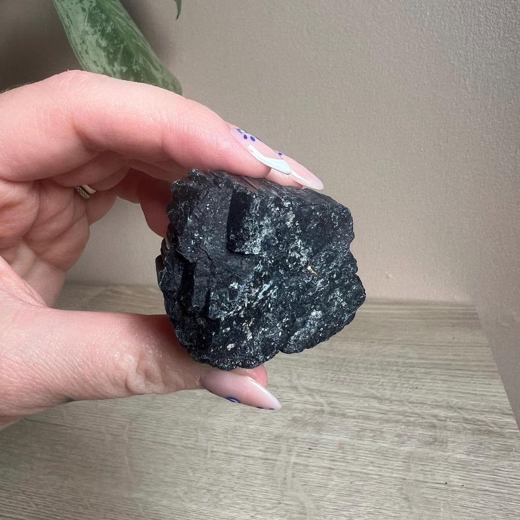 Raw Black Tourmaline Crystal