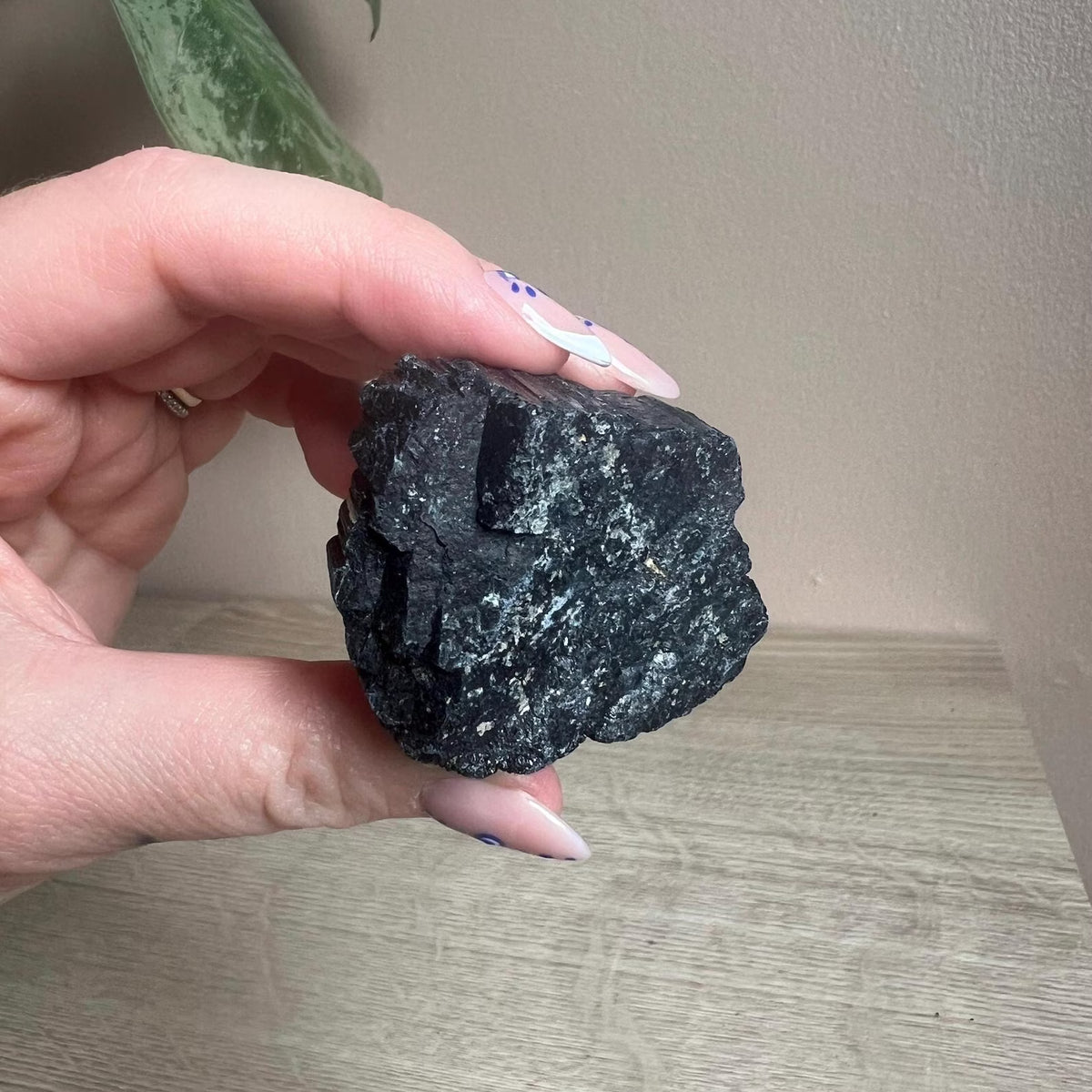 Raw Black Tourmaline Crystal