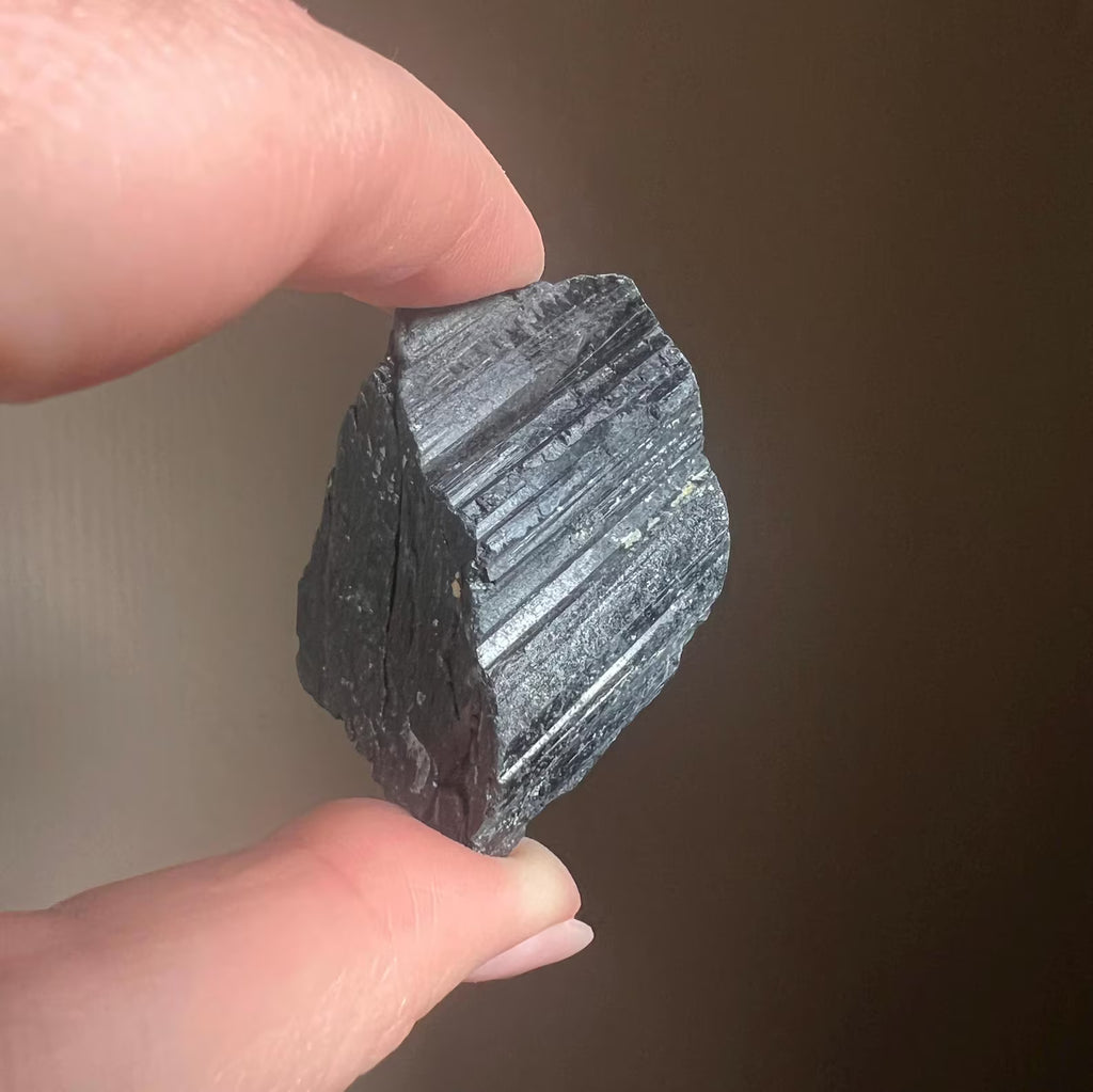 Raw Black Tourmaline Crystal