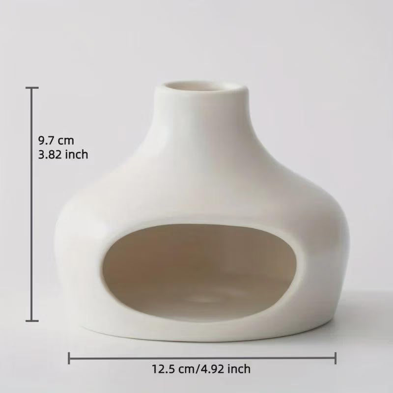White Ceramic Palo Santo Holder